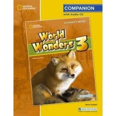 WORLD WONDERS 3 COMPANION WITH KEY