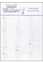 WORLD WONDERS 1 TEST ANSWER KEY