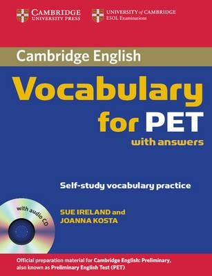 CAMBRIDGE VOCABULARY FOR PET SB (+ CD) W/A