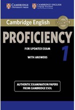 CAMBRIDGE ENGLISH PROFICIENCY FOR UPDATED EXAM 1 SB W/A