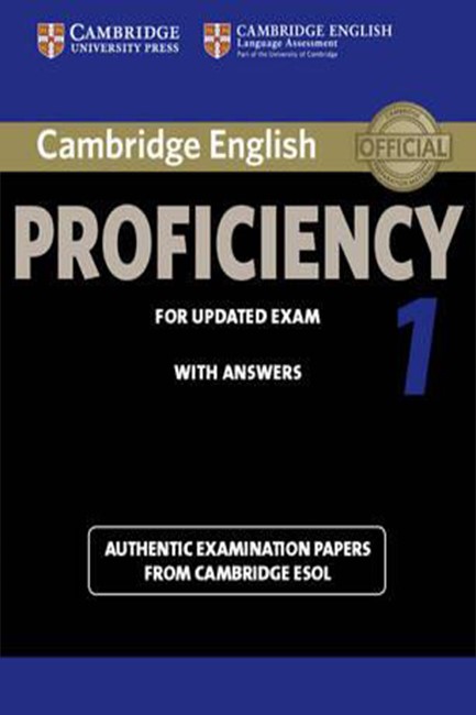 CAMBRIDGE ENGLISH PROFICIENCY FOR UPDATED EXAM 1 SB W/A