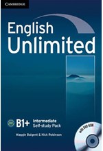 ENGLISH UNLIMITED Β1+ INTERMEDIATE WB (+ DVD-ROM) SELF STUDY PACK