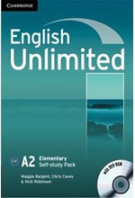 ENGLISH UNLIMITED Α2 ELEMENTARY WB (+ DVD-ROM) SELF STUDY PACK