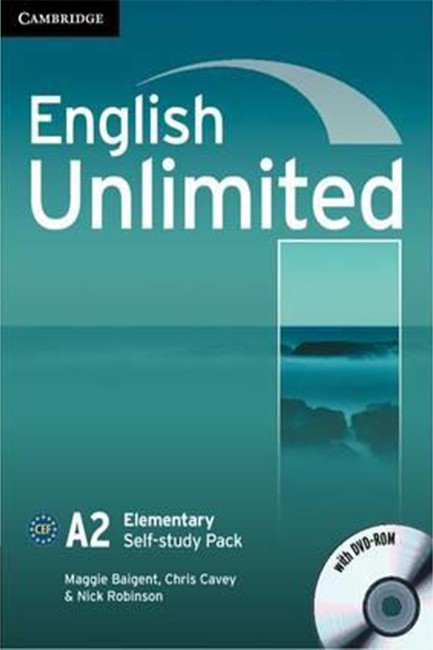 ENGLISH UNLIMITED Α2 ELEMENTARY WB (+ DVD-ROM) SELF STUDY PACK