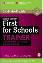 CAMBRIDGE ENGLISH FIRST FOR SCHOOLS TRAINER ( + ON LINE AUDIO) W/A 2ND ED