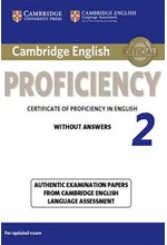 CAMBRIDGE ENGLISH PROFICIENCY FOR UPDATED EXAM 2 SB WO/A