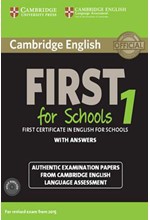 CAMBRIDGE ENGLISH FIRST FOR SCHOOLS 1 SB PACK (+ 2 CD) W/A N/E