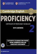 CAMBRIDGE ENGLISH PROFICIENCY FOR UPDATED EXAM 2 SELF STUDY PACK (+ ON LINE AUDIO)