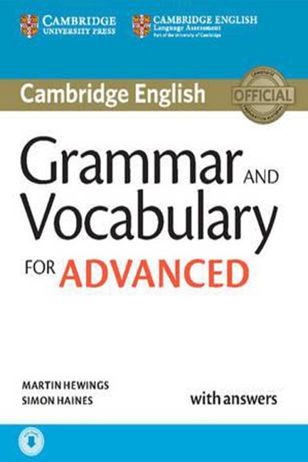 CAMBRIDGE GRAMMAR & VOCABULARY FOR ADVANCED SB ( + ON LINE AUDIO) W/A