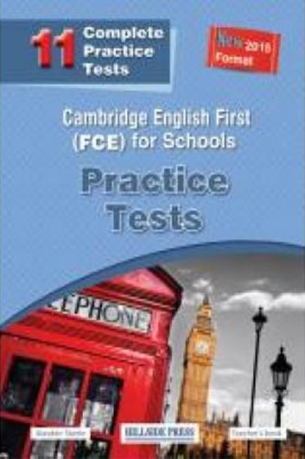 CAMBRIDGE ENGLISH FIRST FOR SCHOOLS PRACTICE TESTS TCHRS (11 TESTS)NEW 2015 FORMAT