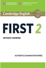 CAMBRIDGE ENGLISH FIRST 2 SB WO/A