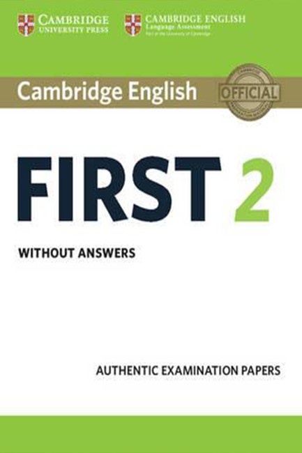 CAMBRIDGE ENGLISH FIRST 2 SB WO/A