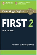 CAMBRIDGE ENGLISH FIRST 2 SB W/A