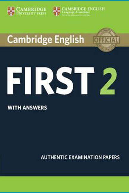 CAMBRIDGE ENGLISH FIRST 2 SB W/A