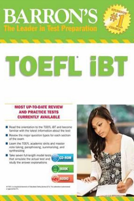 BARRON'S TOEFL IBT (+ MP3 PACK + CD-ROM) 15TH ED PB