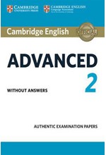 CAMBRIDGE ENGLISH ADVANCED 2 SB WO/A