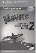 CAMBRIDGE YOUNG LEARNERS ENGLISH TESTS MOVERS 2 ANSWER BOOK (FOR REVISED EXAM FROM 2018)