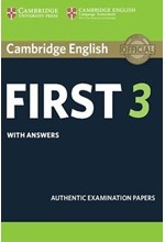 CAMBRIDGE ENGLISH FIRST 3 SB W/A