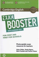 CAMBRIDGE ENGLISH EXAM BOOSTER FIRST + FIRST FOR SCHOOLS (+ AUDIO) W/A