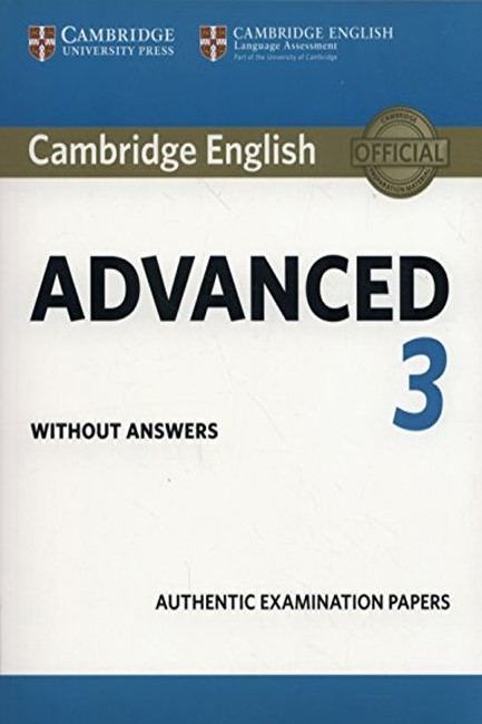 CAMBRIDGE ENGLISH ADVANCED 3 SB WO/A