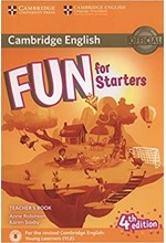 FUN FOR YLE STARTERS TCHR'S (+ ONLINE AUDIO) (FOR REVISED EXAM FROM 2018) 4TH ED