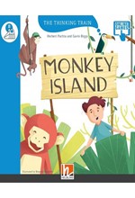 The Thinking Train MONKEY ISLAND - READER + ACCESS CODE (THE THINKING TRAIN B)