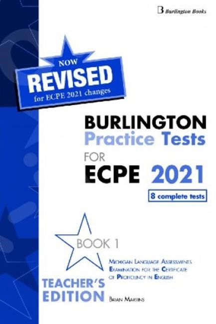 BURLINGTON PRACTICE TESTS MICHIGAN ECPE 1 TCHR'S 2021