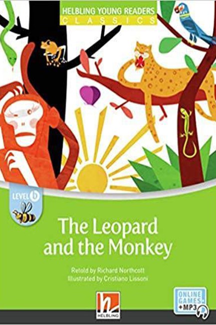 YOUNG READERS THE LEOPARD AND THE MONKEY (YOUNG READERS B) ( + MP3 PACK)