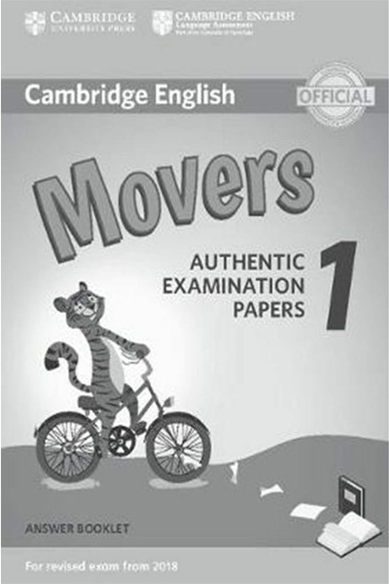 CAMBRIDGE YOUNG LEARNERS ENGLISH TESTS MOVERS 1 ANSWER BOOK (FOR REVISED EXAM FROM 2018) N/E