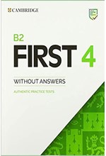 CAMBRIDGE ENGLISH FIRST 4 SB WO/A