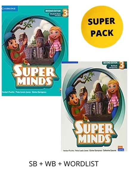 SUPER MINDS 3 SUPER PACK (SB + WB + WORDLIST)