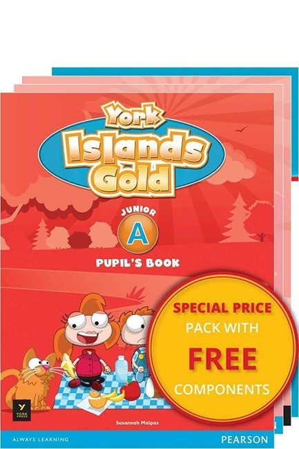 YORK ISLANDS GOLD JUNIOR A PACK (SB + WB + GRAMMAR & COMPANION + NEW ALPHABET)