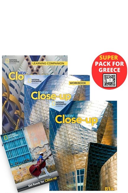 NEW CLOSE-UP B2 SUPER PACK FOR GREECE (SB + SPARK + WB + COMPANION & TESTBOOK & NOTEBOOK)