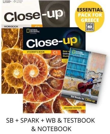 CLOSE-UP C1 ESSENTIAL PACK FOR GREECE (SB + SPARK + WB & TESTBOOK & NOTEBOOK) 2ND ED