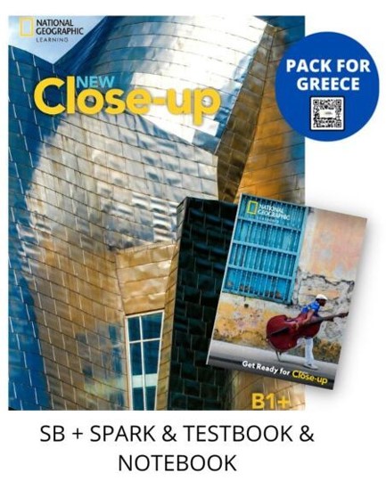 NEW CLOSE-UP B1+ PACK FOR GREECE (SB + SPARK & TESTBOOK & NOTEBOOK)