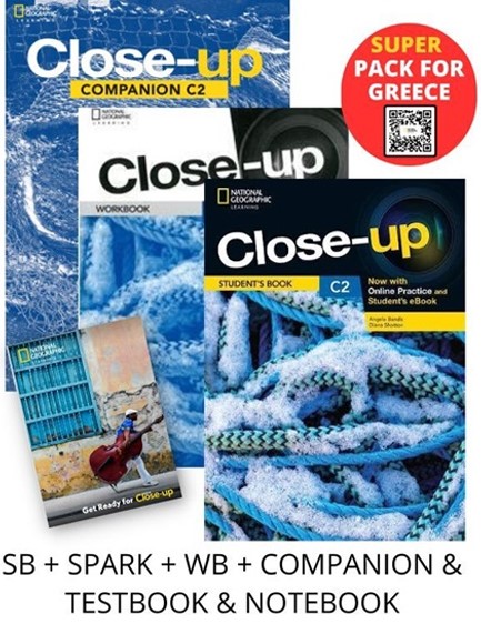 CLOSE-UP C2 SUPER PACK FOR GREECE (SB + SPARK + WB + COMPANION & TESTBOOK & NOTEBOOK) 2ND ED