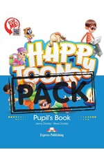 HAPPY TOONS JUNIOR A PACK (SB WITH DIGI APP+ALPHABET BOOK)