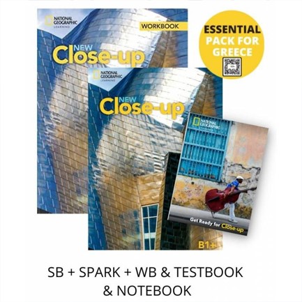 NEW CLOSE-UP B1+ ESSENTIAL PACK FOR GREECE (SB + SPARK + WB & TESTBOOK & NOTEBOOK)