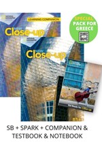 NEW CLOSE-UP B1+ SPECIAL PACK FOR GREECE (SB + SPARK + COMPANION & TESTBOOK & NOTEBOOK)