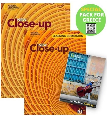 NEW CLOSE-UP B1 SUPER PACK FOR GREECE (SB + SPARK + WB + COMPANION & TESTBOOK & NOTEBOOK)