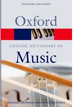 OXFORD CONCISE DICTIONARY OF MUSIC PB