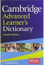 CAMBRIDGE ADVANCED LEARNER'S DICTIONARY 4th EDITION