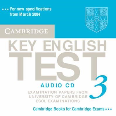 CAMBRIDGE KEY ENGLISH TEST 3 CD (1) 2ND ED