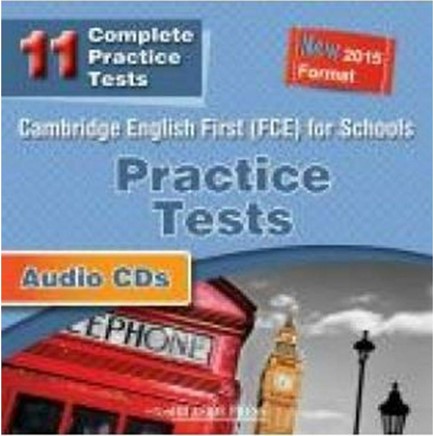 CAMBRIDGE ENGLISH FIRST FOR SCHOOLS PRACTICE TESTS CD CLASS (11 TESTS)NEW 2015 FORMAT