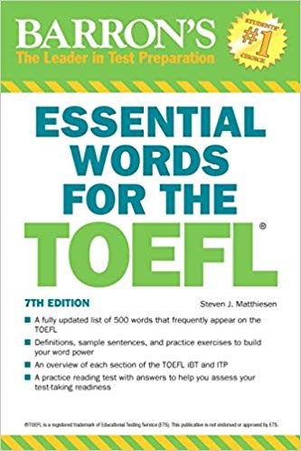 BARRON'S ESSENTIAL WORDS FOR THE TOEFL 7TH ED