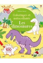 COLORIAGES ET AUTOCOLLANTS-LES DINOSAURES