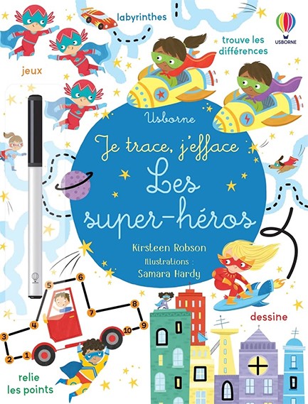 JE TRACE, J'EFFACE -LES SUPER-HEROS