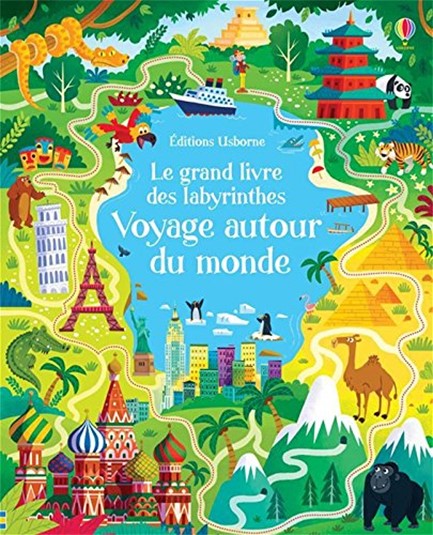 LE GRAND LIVRE DES LABYRINTHES-VOYAGE AUTOUR DU MONDE