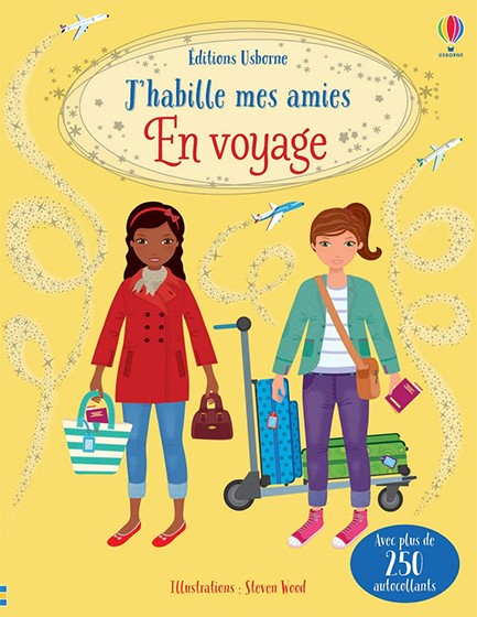 J'HABILLE MES AMIES -EN VOYAGE- AUTOCOLLANTS