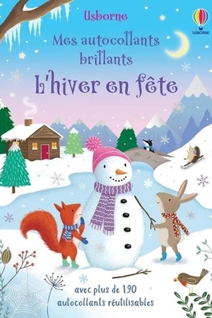 L'HIVER EN FETE - MES AUTOCOLLANTS BRILLANTS